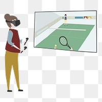 VR technology png illustration, transparent background