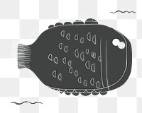 Fish png illustration, transparent background