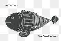 Fish png illustration, transparent background