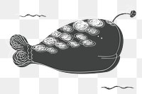 Fish png illustration, transparent background