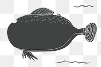 Fish png illustration, transparent background