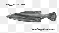 Fish png illustration, transparent background