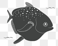 Fish png illustration, transparent background