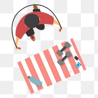 Png Cute picnic illustration element, transparent background