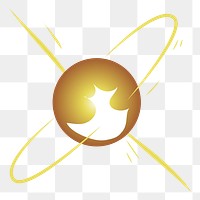  Png comic planet blast sticker, transparent background