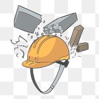 Png  safety concept illustration element, transparent background