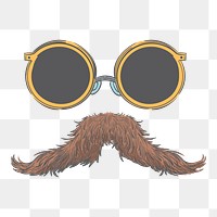 Png  hipster style concept illustration element, transparent background