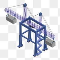 Png logistics business trading illustration, transparent background