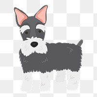 Png Scottish Terrier dog  sticker, transparent background