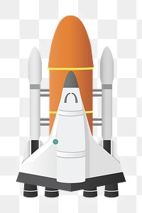 Png Rocket element, transparent background