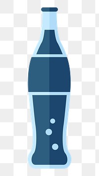 Soda bottle  png, transparent background