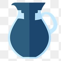 Jug of drink  png, transparent background