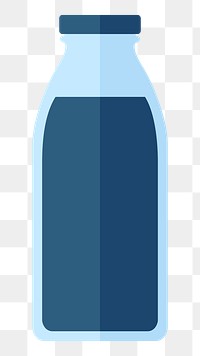 Bottled drink  png, transparent background