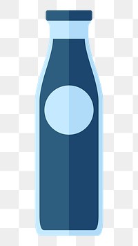 Bottled drink  png, transparent background