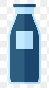 Bottled drink  png, transparent background