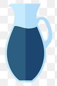 Jug of juice  png, transparent background