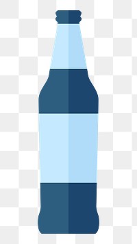 Bottled drink  png, transparent background