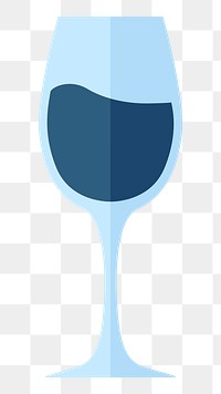 Glass of drink  png, transparent background