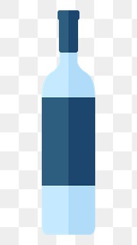 Bottled drink  png, transparent background