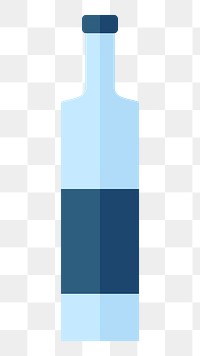 Liquor bottle  png, transparent background