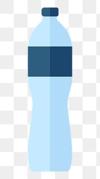 Bottled drink  png, transparent background