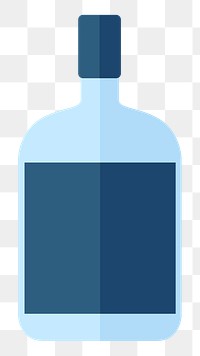 Liquor bottle  png, transparent background