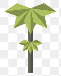 Geometric tree  png, transparent background