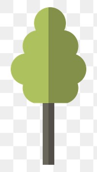 Geometric tree  png, transparent background