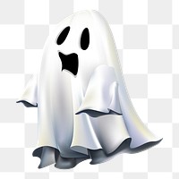 Halloween ghost png, transparent background