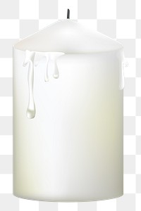 Candle png, transparent background