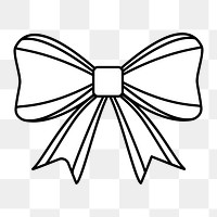 Png white stylish ribbon illustration, transparent background