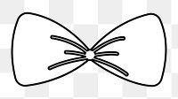 Png white simple ribbon illustration, transparent background