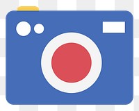 PNG camera icon illustration sticker, transparent background