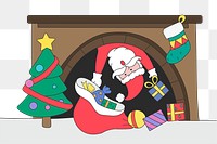 Present delivery png, transparent background 