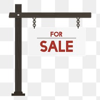 Sale sign png illustration, transparent background