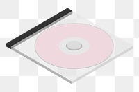 CD disc png illustration, transparent background