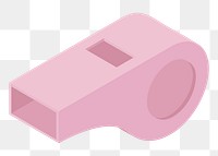 Whistle png illustration, transparent background