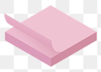 Sticky note png illustration, transparent background