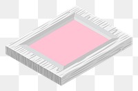 Picture frame png illustration, transparent background