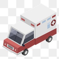 Car 3D png illustration, transparent background