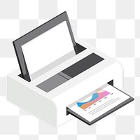 3D printer png illustration, transparent background