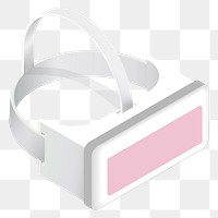 3D VR png illustration, transparent background