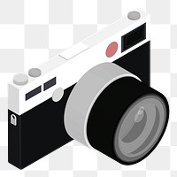 Film camera png illustration, transparent background