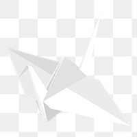 Paper bird png illustration, transparent background