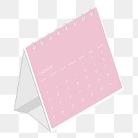 Calendar png illustration, transparent background