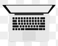 Laptop png illustration, transparent background