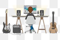Music png illustration, transparent background