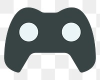  Png game controller flat sticker, transparent background