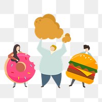 Food png illustration, transparent background