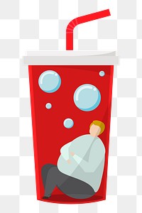 Drink png illustration, transparent background